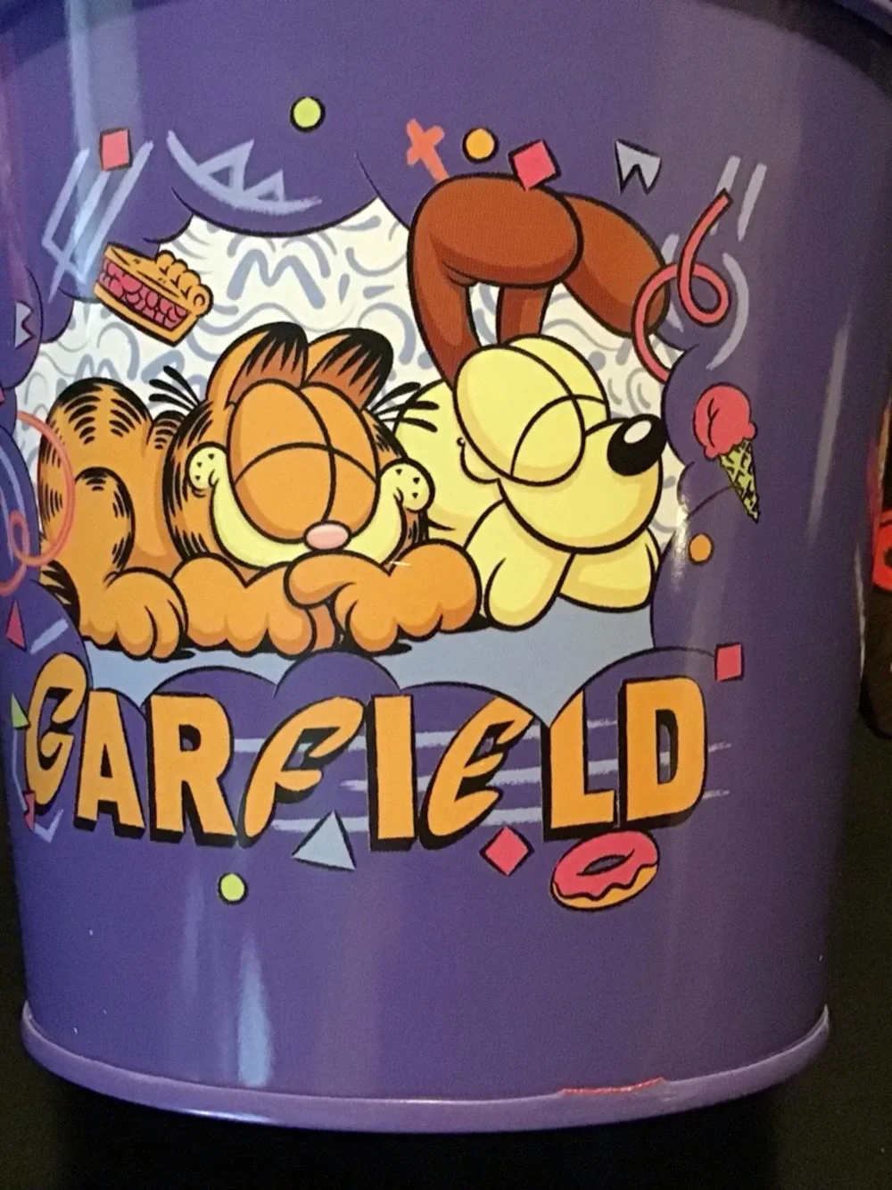 Purple Tin Pail Bucket - Brand